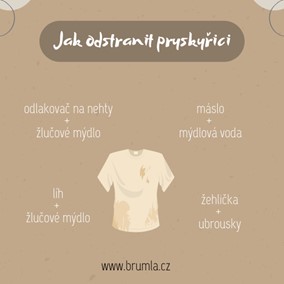 Jak odstranit pryskyřici z oblečení