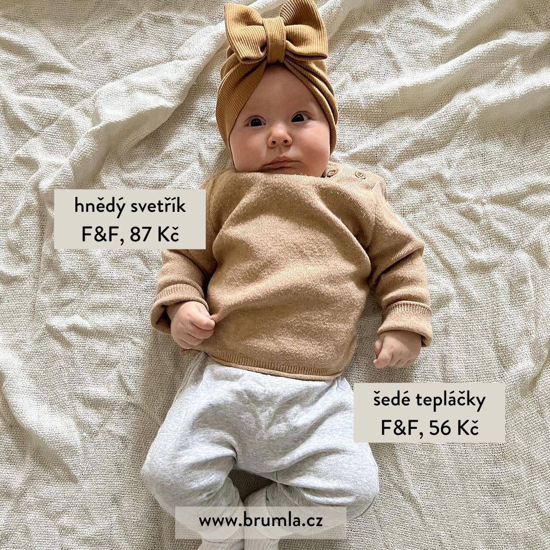 F&F oblečení - svetřík a teplácky