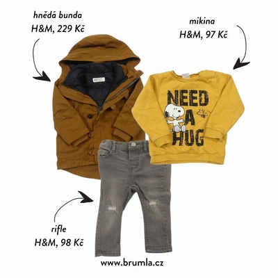 H&M oblečenie - bunda mikina rifle