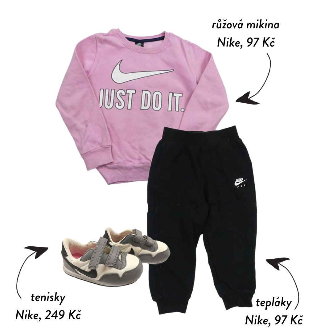 Nike tenisky tepláky mikina