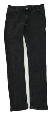 Tmavošedé skinny fit rifle H&M