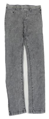 Šedé plísňové džegíny H&M