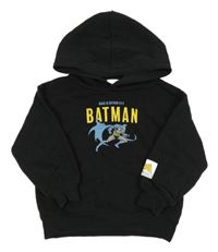 Černá mikina s Batmanem a kapucí H&M