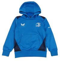 Modrá sportovní mikina s logem a kapucí Castore
