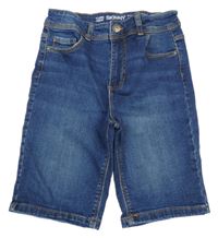 Tmavomodré riflové skinny kraťasy Denim Co.
