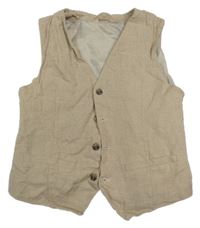Béžová společenská vesta H&M