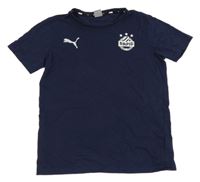 Tmavomodré tričko s logem Puma