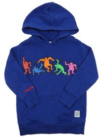 Tmavomodrá mikina s postavami a kapucí - Keith Haring H&M
