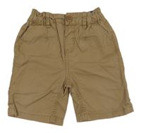 Hnědé plátěné chino kraťasy Rebel