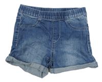 Světlemodré teplákovo/riflové kraťasy H&M