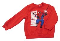 Červená mikina se Spider-manem Marvel
