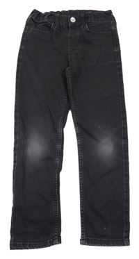 Černé slim fit rifle H&M