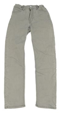 Šedé slim fit rifle H&M
