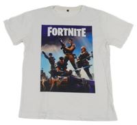 Bílé tričko - Fortnite 