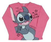 Růžové triko se Stitchem Disney