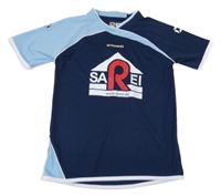 Tmavomodro-světlemodrý funkční sportovní dres s potiskem Stanno