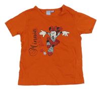 Pomerančové tričko s Minnie Disney