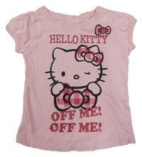 Růžové tričko s Hello Kitty Sanrio 