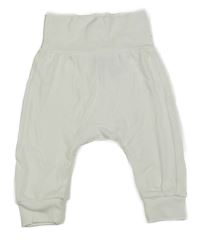 Bílé baggy tepláky H&M