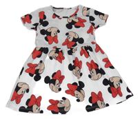 Bílé šaty s Minnie