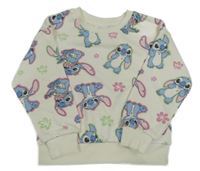 Bílá mikina s Lilo&Stitch Primark 