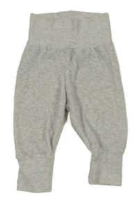 Světlešedé sametové tepláky H&M