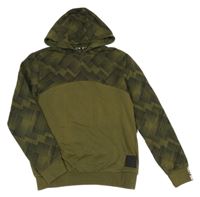 Khaki-černá mikina s kapucí Salty Dog