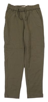Khaki teplákové chino kalhoty Kids Only