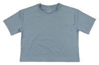 Světlemodré crop sportovní tričko H&M