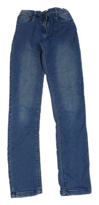 Modré teplákové skinny rifle Yigga