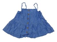 Modrá peplum tunika H&M
