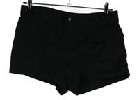 Dámské černé plátěné kraťasy s kapsami H&M