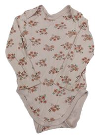 Světlerůžové kytičkované body C&A