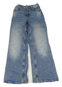 Modré baggy rifle H&M