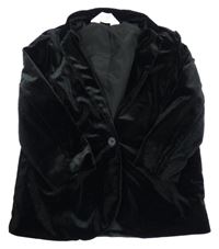 Černé sametové sako H&M