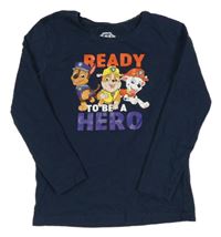 Tmavomodré triko s Paw Patrol Nickelodeon