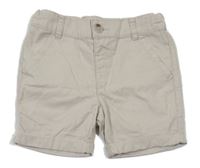 Světlebéžové chino plátěné kraťasy F&F
