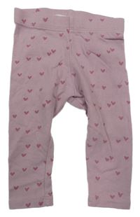Růžové legíny se srdíčky Primark