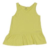 Žlutá puntíkatá tunika H&M