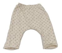 Smetanové tepláky se vzorem Petit Bateau