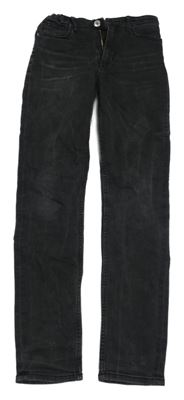 Tmavošedé skinny fit rifle H&M
