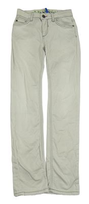Světlešedé teplákové skinny fit rifle Blue Ridge