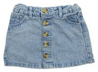 Světlemodrá riflová propínací sukně Denim Co.