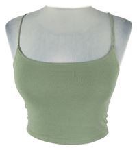 Dámský khaki crop top FB Sister vel. 32