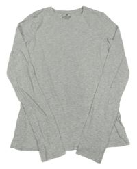 Šedé melírované triko H&M