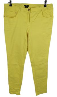Dámské žluté skinny rifle H&M
