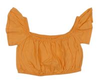 Oranžový crop top 