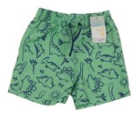 Nové - Zelené kraťasy s diny Primark