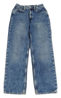 Modré melírované loose rifle H&M