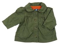 Khaki šusťákový jarní kabátek Old Navy